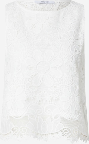 ABOUT YOU - Blusa 'Ellinor' em branco: frente
