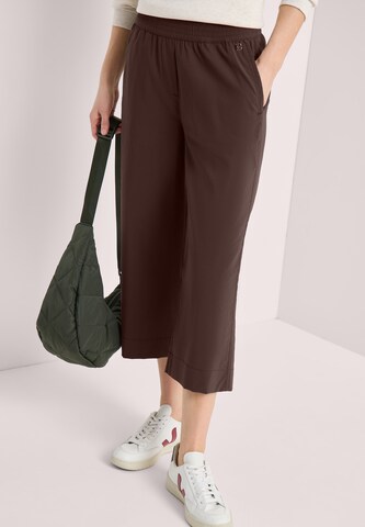 CECIL Wide Leg Hose in Braun