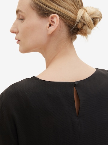 TOM TAILOR - Blusa en negro