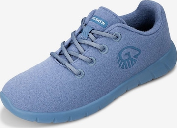 Baskets basses GIESSWEIN en bleu : devant