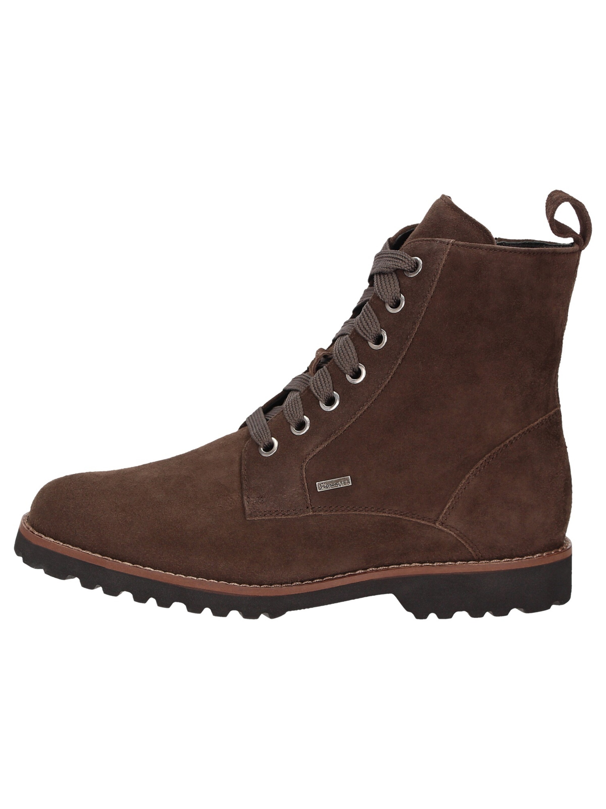 Bottines à lacets ' Merdit' SIOUX en marron