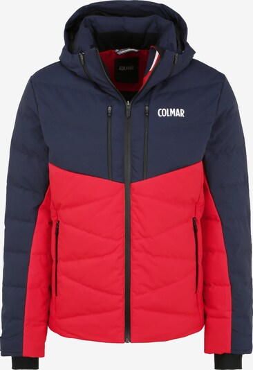 Colmar Winterjas 'Colour Block' in de kleur Blauw / Vuurrood, Productweergave
