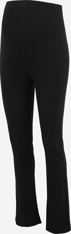 Vero Moda Maternity Flared Leggings 'LAVENDER' in Schwarz: predná strana