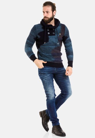 CIPO & BAXX Sweater in Blue