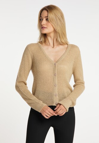 usha BLACK LABEL Strickjacke in Beige: predná strana