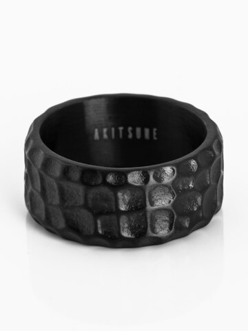 Akitsune Ring 'Terra' in Schwarz