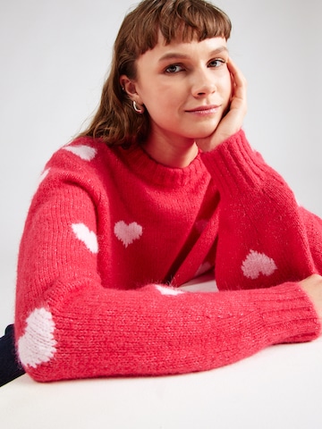 Pull-over 'PCRINA' PIECES en rose