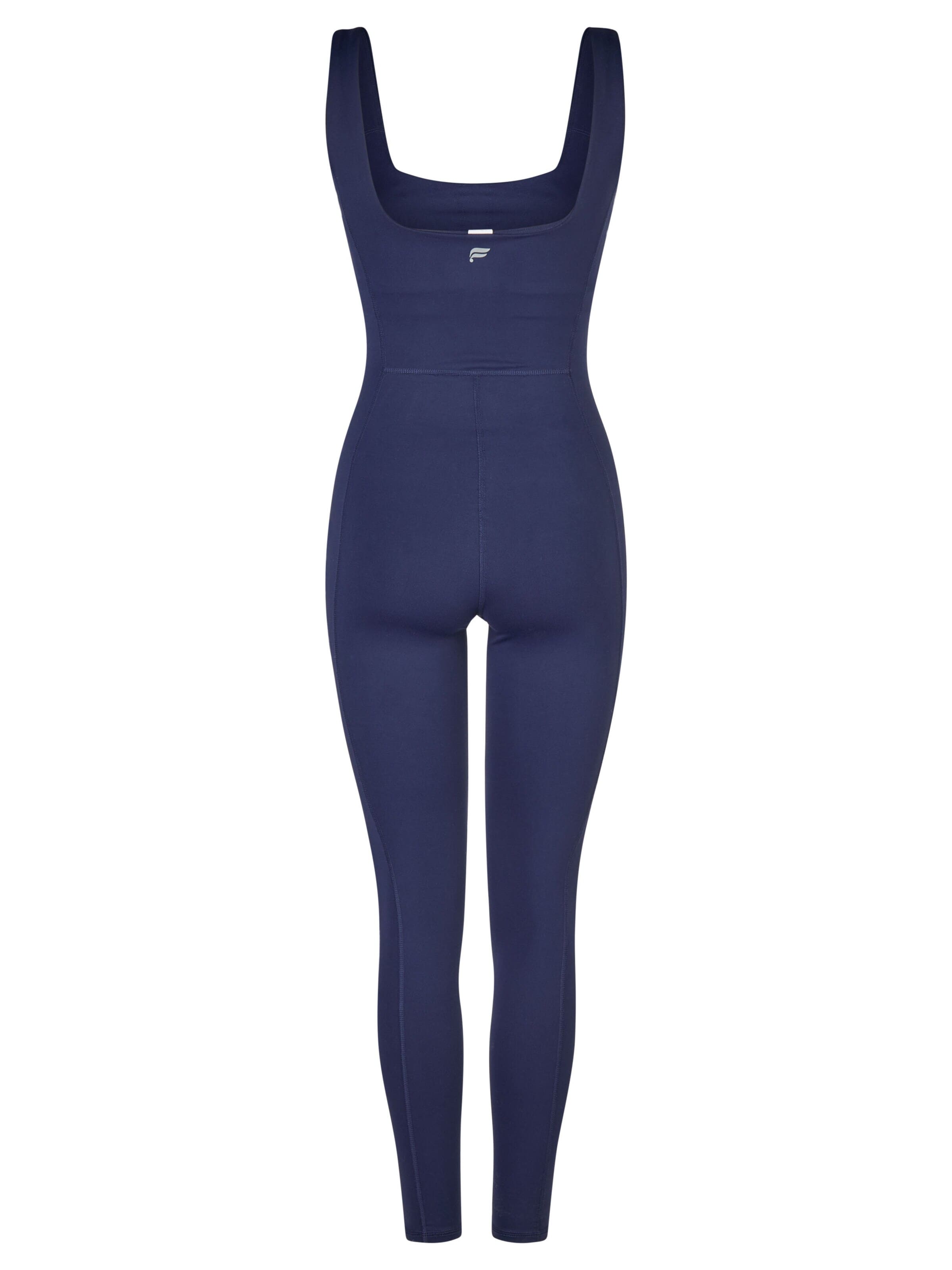 Fabletics Jumpsuit 'Define PowerHold®' in Blau: Vorderseite