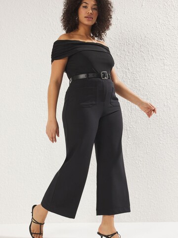 Trendyol Curve Широкий Штаны в Черный