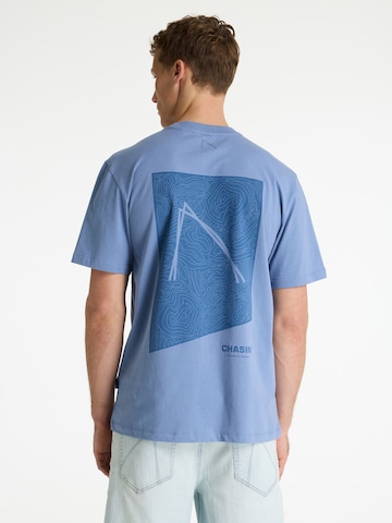 CHASIN' T-Shirt 'Motan' in Blau: Vorderseite