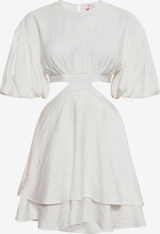 Robe d’été IZIA en blanc : devant