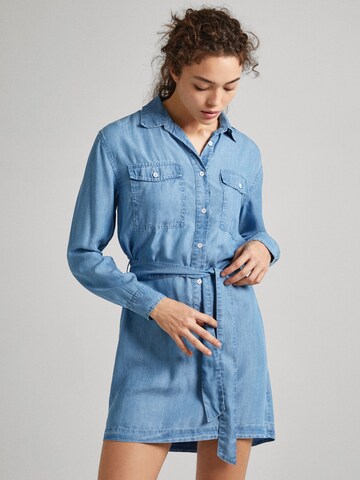 Pepe Jeans Kleid 'ERINE' in Blau: predná strana