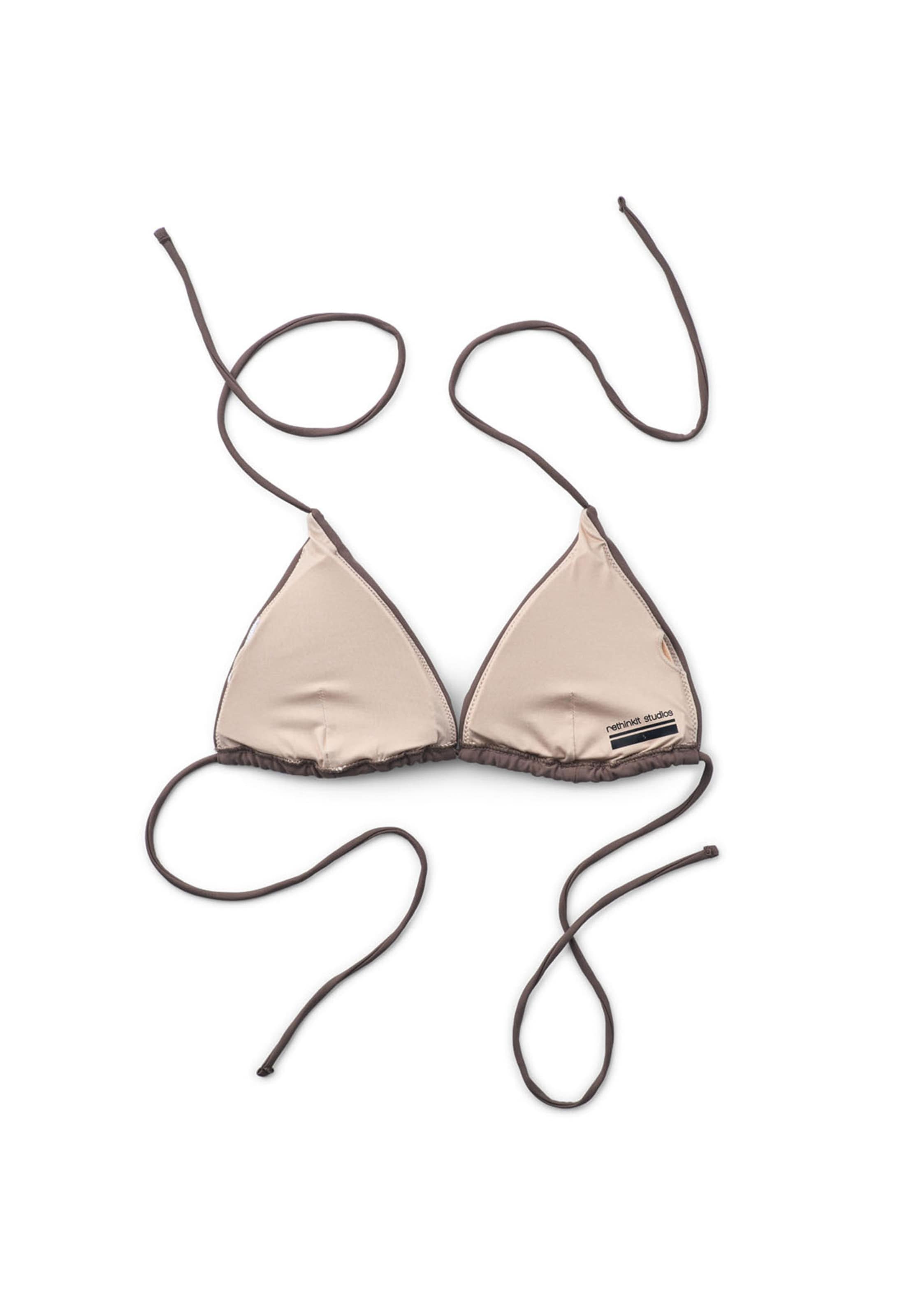 rethinkit studios Triangel Bikinitop 'Bay' in Braun