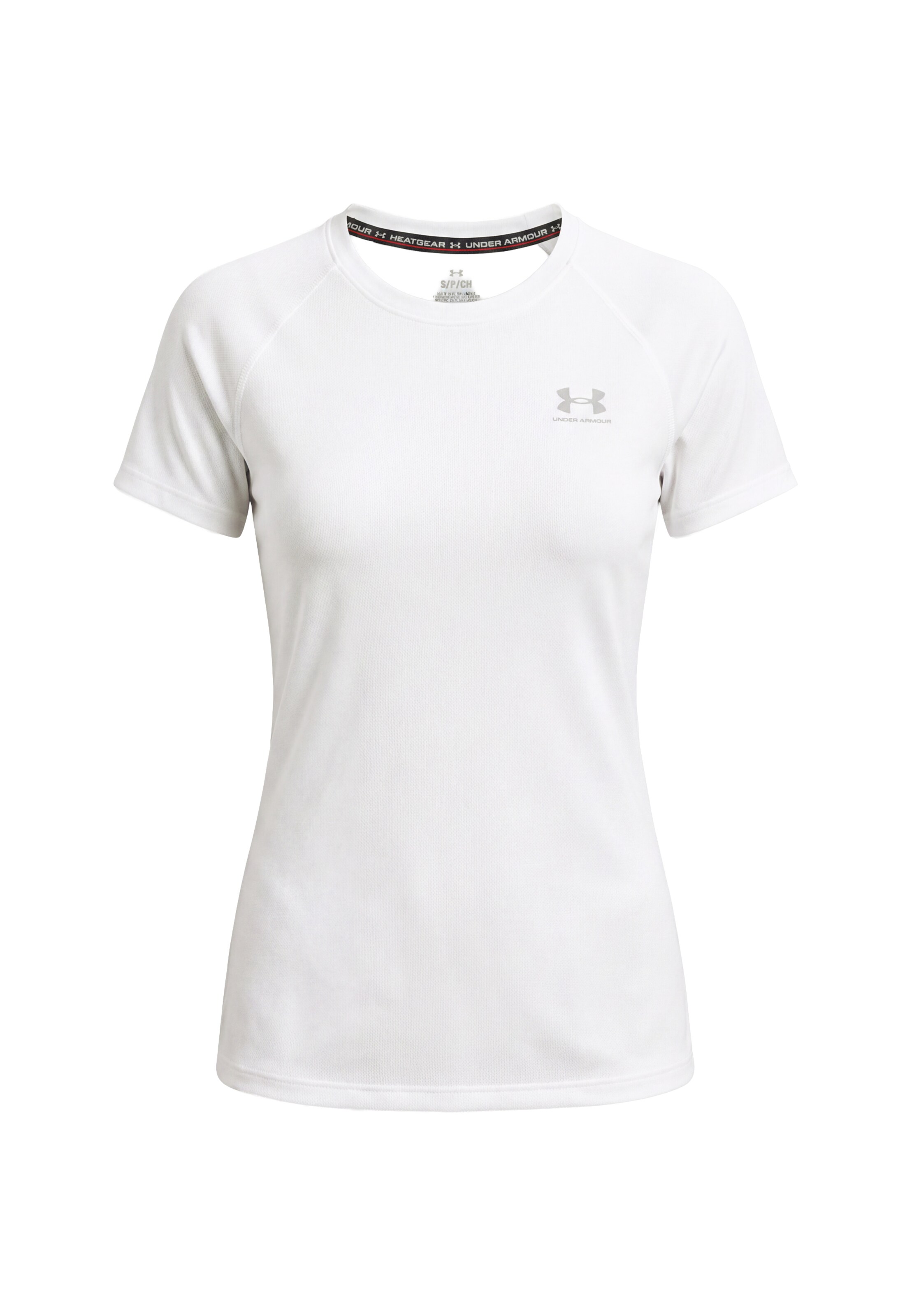 T-shirt fonctionnel 'Authentics Comp' UNDER ARMOUR en blanc : devant