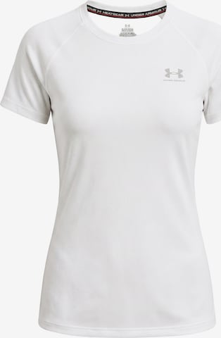 UNDER ARMOUR Funkčné tričko 'Authentics Comp' - Biela: predná strana