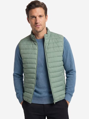 CASAMODA Vest 'Basic' in Green: front