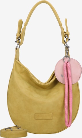 Fritzi aus Preußen Shoulder Bag 'Fritzi Hobo' in Yellow: front