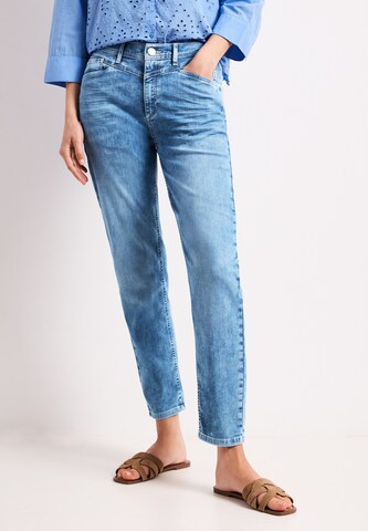 STREET ONE Tapered Jeans in Blau: Vorderseite