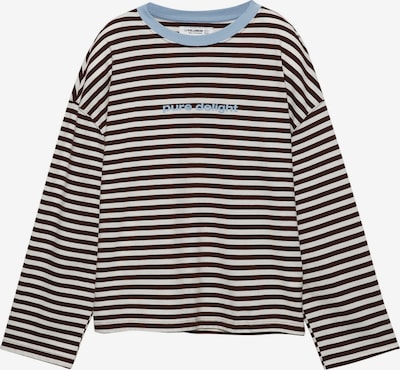 Pull&Bear Majica u ecru/prljavo bijela / svijetloplava / čokolada, Pregled proizvoda