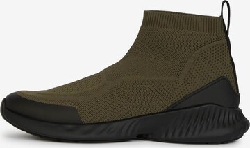 Boggi Milano Slip-Ons 'Willow' in Green: front