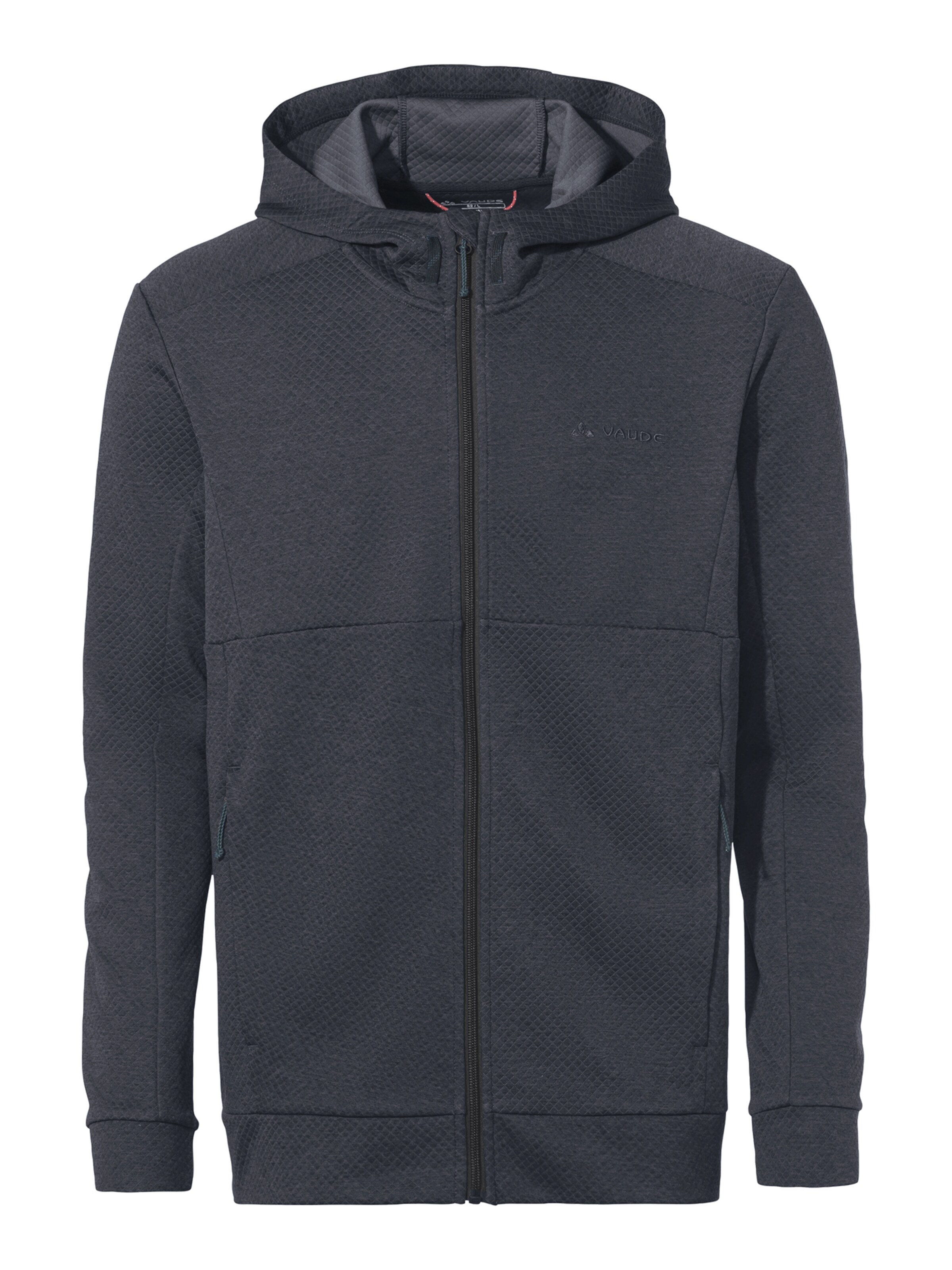 VAUDE Sports sweat jacket 'Neyland' in Black: front