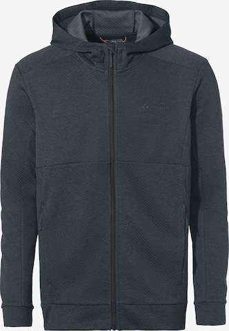 VAUDE Sports sweat jacket 'Neyland' in Black: front