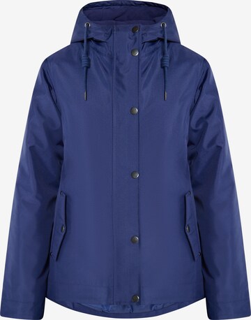 usha BLUE LABEL Winterjas 'Fenia' in Blauw: voorkant