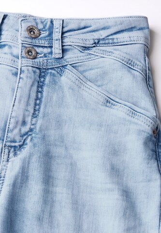 STREET ONE Loosefit Wide Leg Jeans in Blau