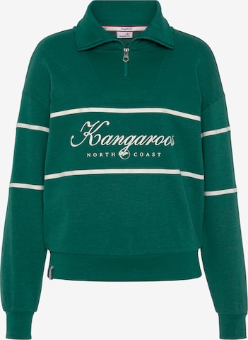 KangaROOS Sweatshirt in Grün: predná strana