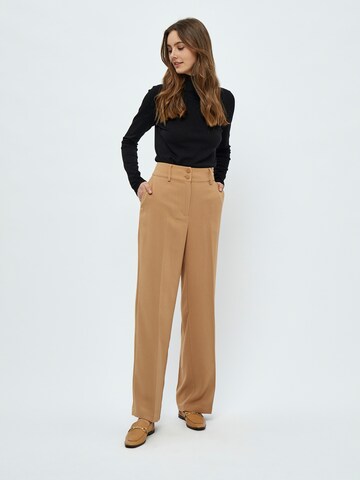 Wide Leg Pantalon à plis 'New Ilsa' minus en marron
