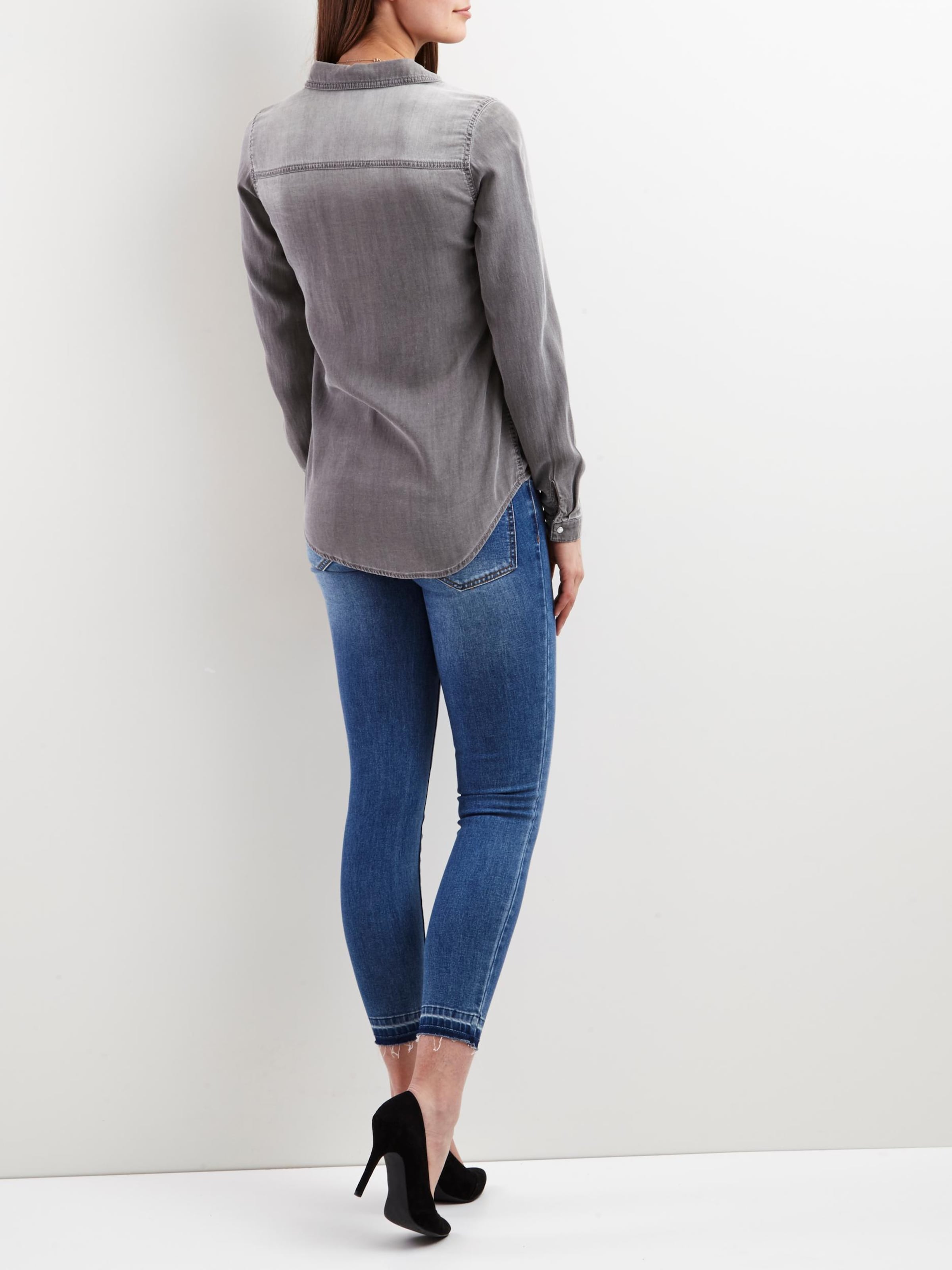 Ladies jeans shirt store online shopping