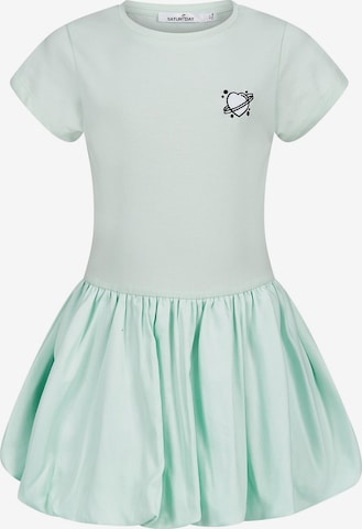 SATURNDAY Kleid 'Balloon' in Blau: Vorderseite