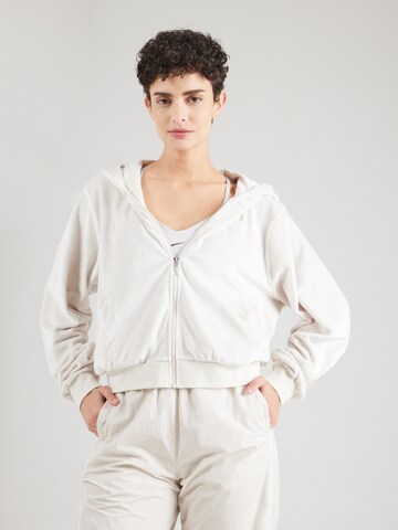 Nike Sportswear - Sudadera con cremallera en beige: frente