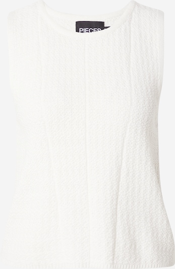 PIECES Neuletoppi 'PCKENNA' värissä valkoinen, Tuotenäkymä