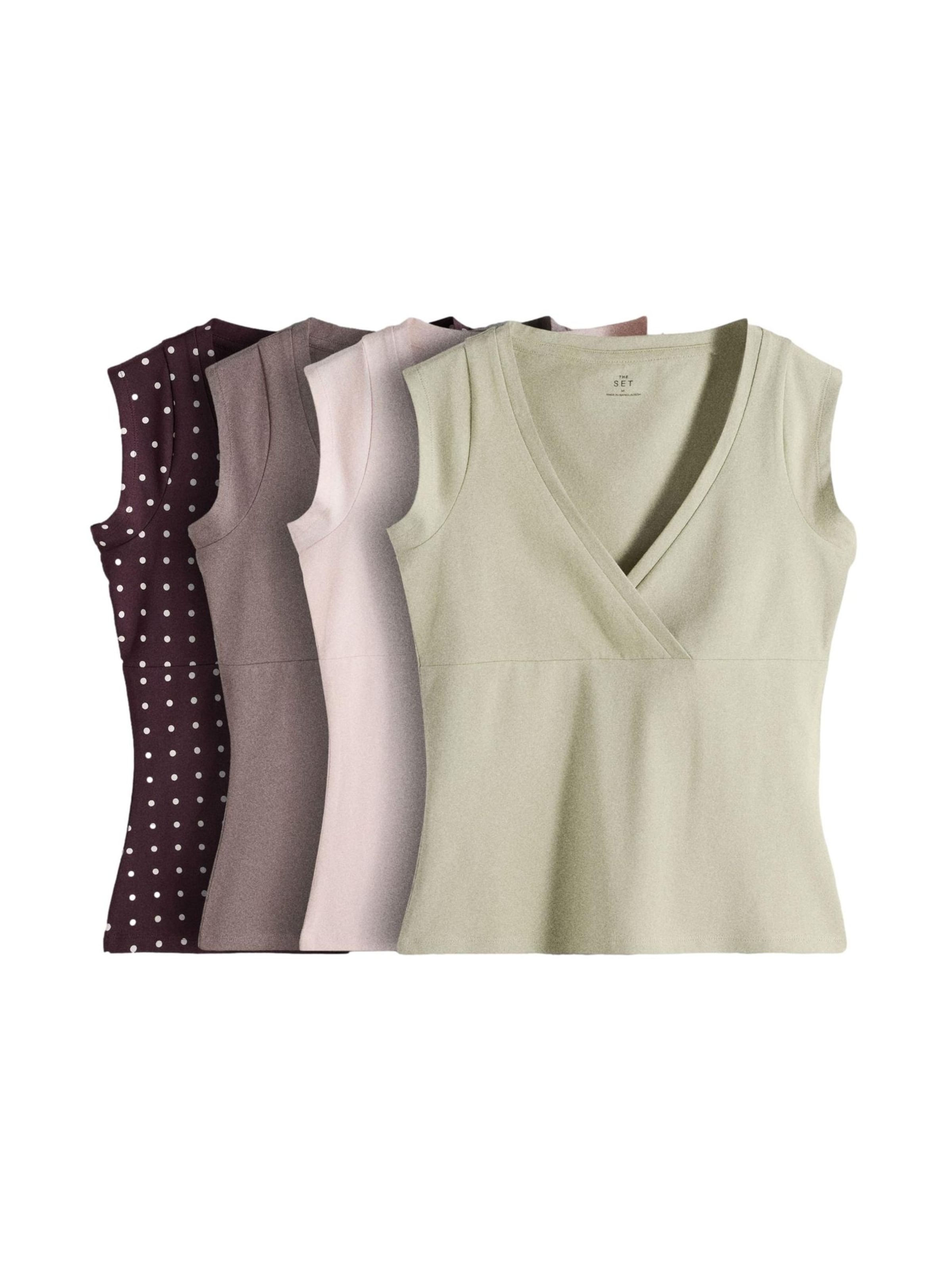 The Set Topp i blandade färger: framsida