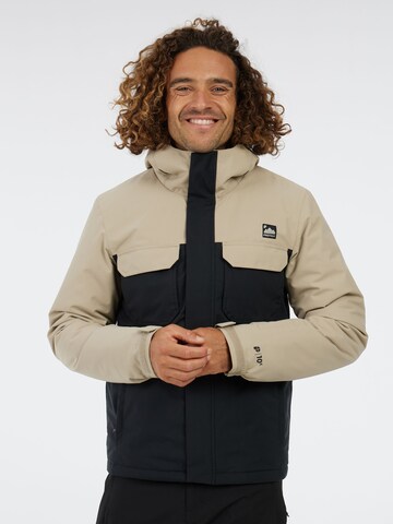 PROTEST Sportjacke 'PRTKajo'‌‌‌‌‌‌‌‌ in Braun: Vorderseite