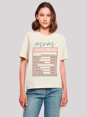 T-shirt F4NT4STIC en beige : devant