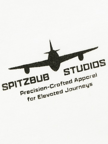 SPITZBUB Shirt 'Fly' in Weiß