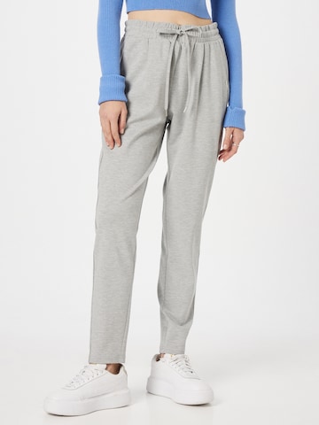 regular Pantaloni con pieghe di QS in grigio: frontale