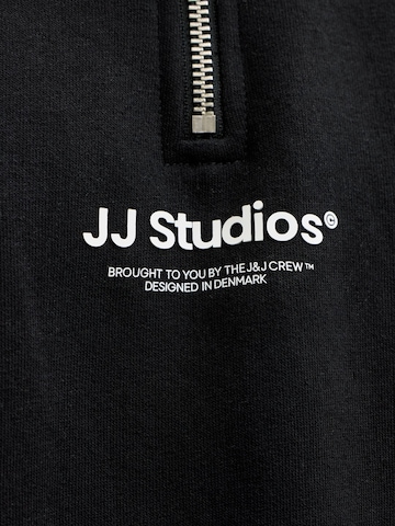 juoda JACK & JONES Megztinis be užsegimo 'JJESoho'