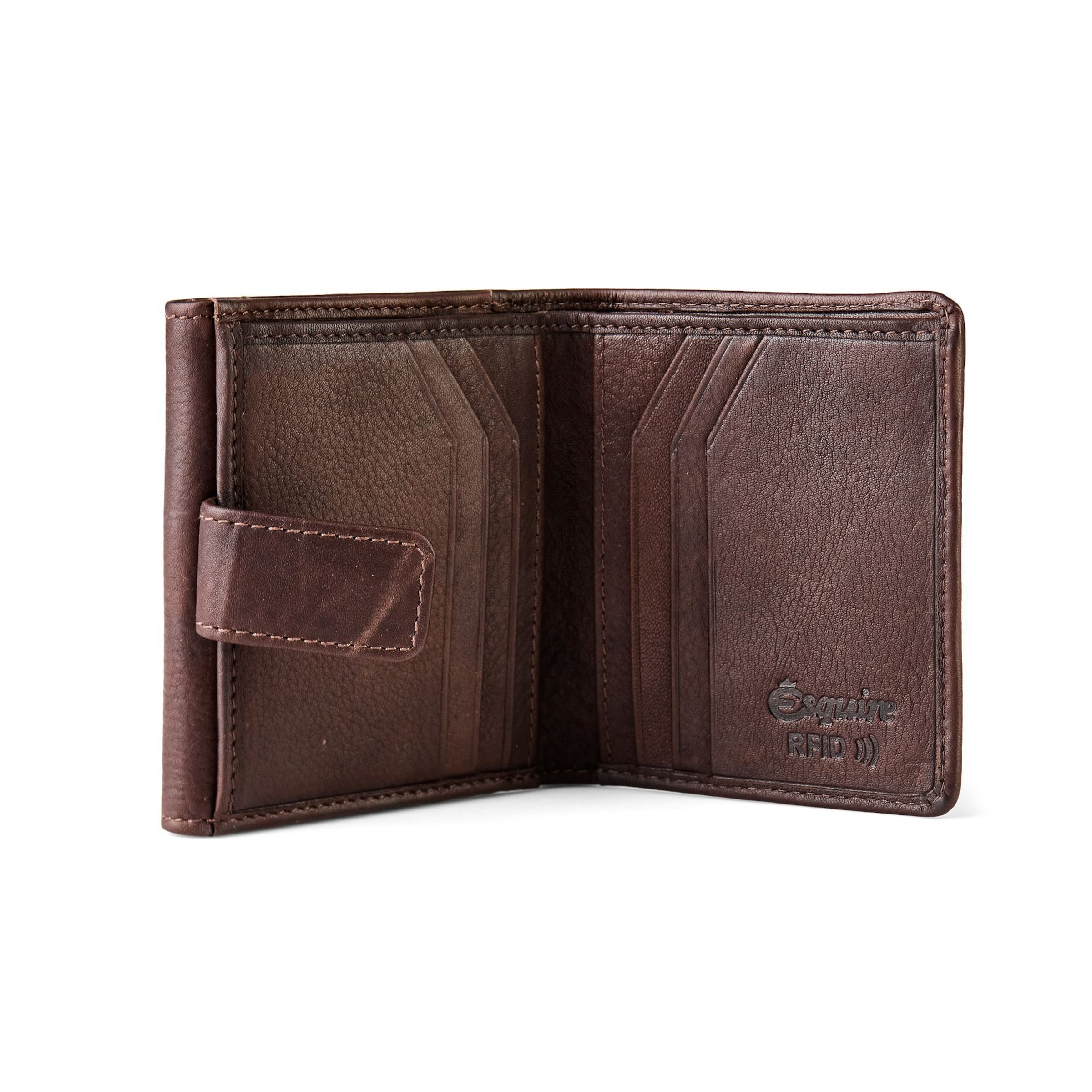 Esquire Portemonnee 'Chicago' in Bruin