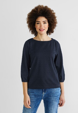 STREET ONE Blouse in Blue: front