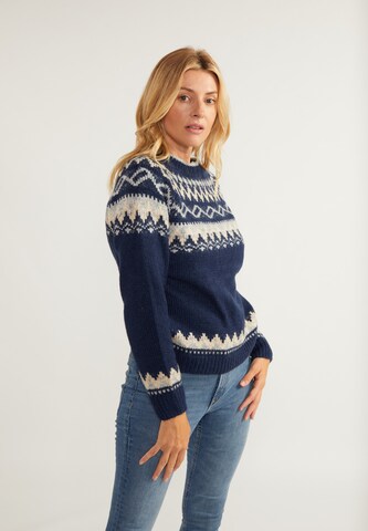 usha BLUE LABEL Sweater 'Fenia' in Blue: front