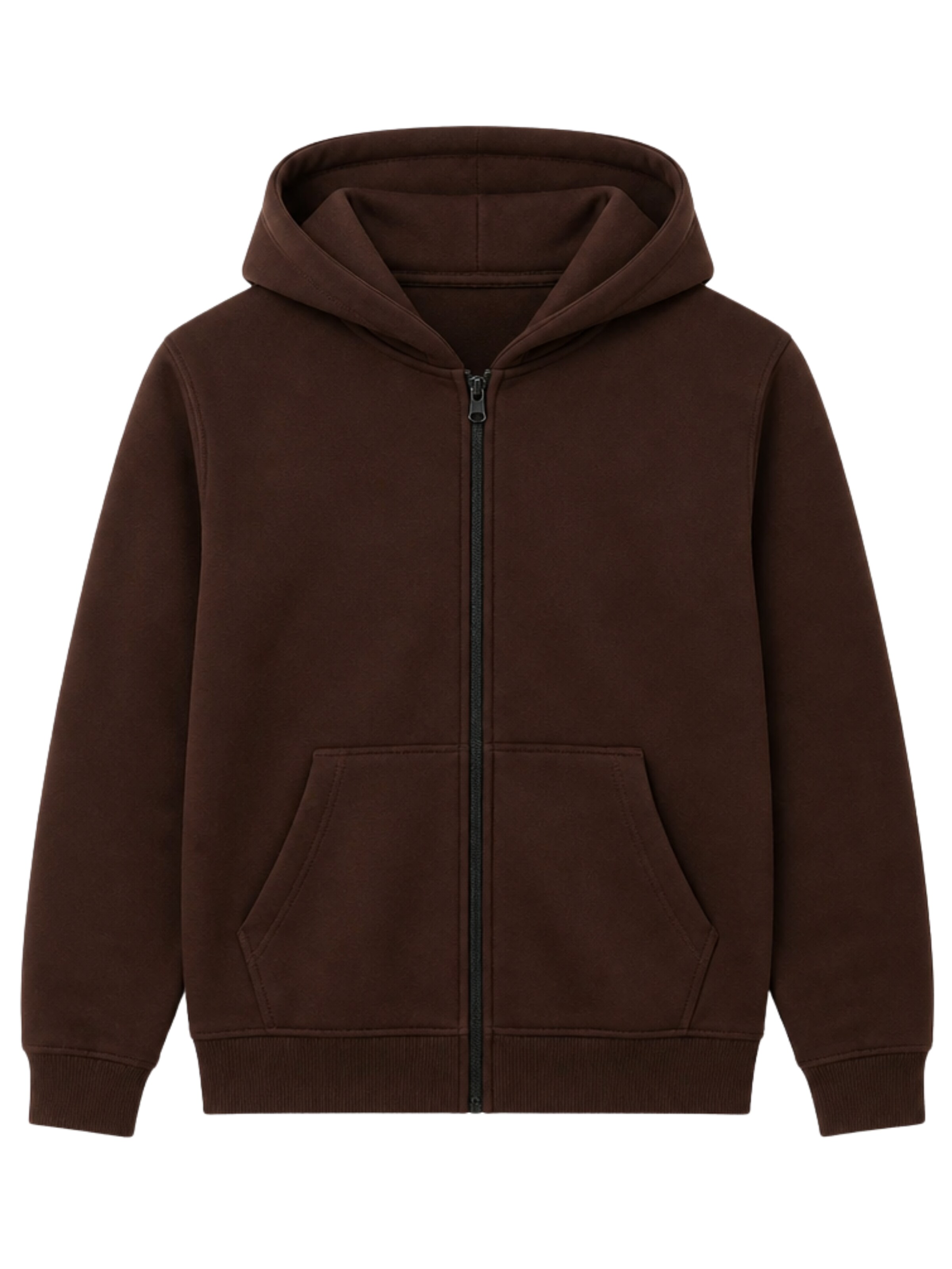 LOUIS LECLER Sweat jacket 'Selara' in Brown: front