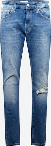 Tommy Jeans - Slimfit Vaquero 'SCANTON' en azul: frente