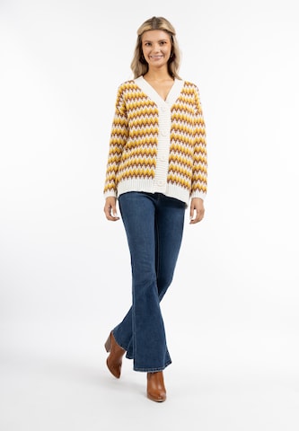 usha FESTIVAL Knit Cardigan in Yellow