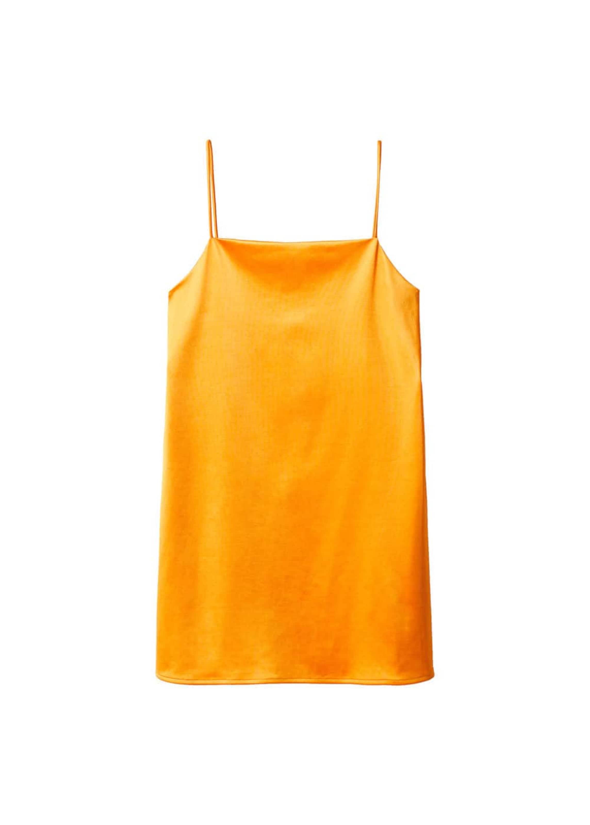 MANGO Рокля 'Nori' в жълто: отпред