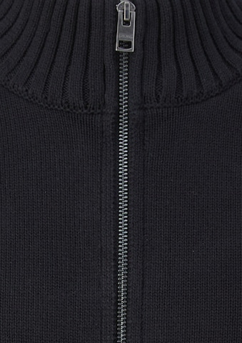 Vestes en maille s.Oliver Men Big Sizes en noir : devant