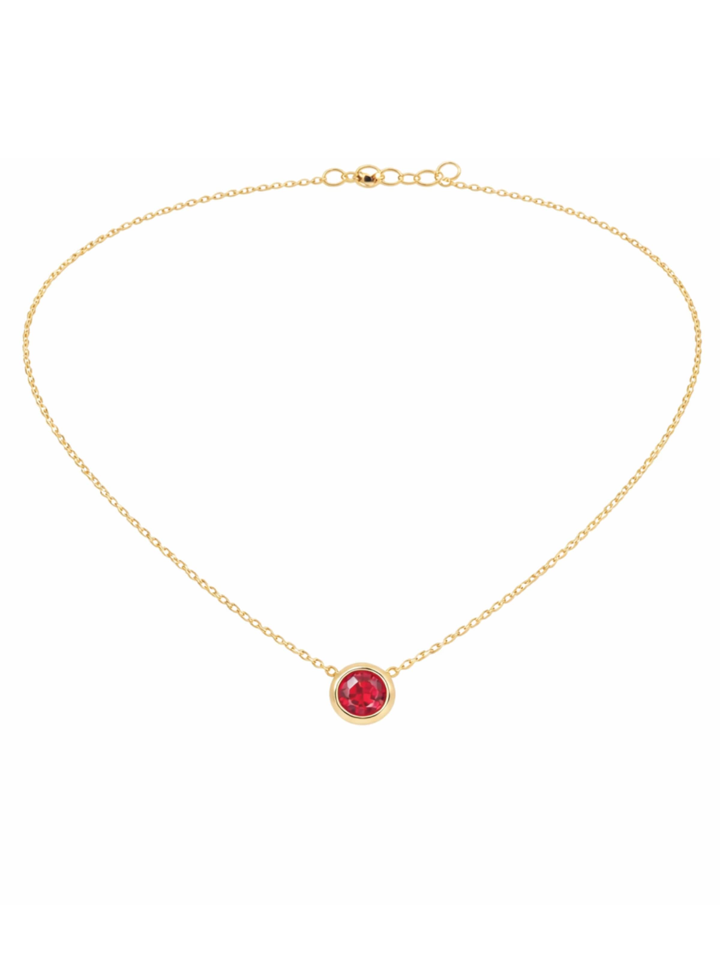 Pure Schmuck Necklace in Red: front