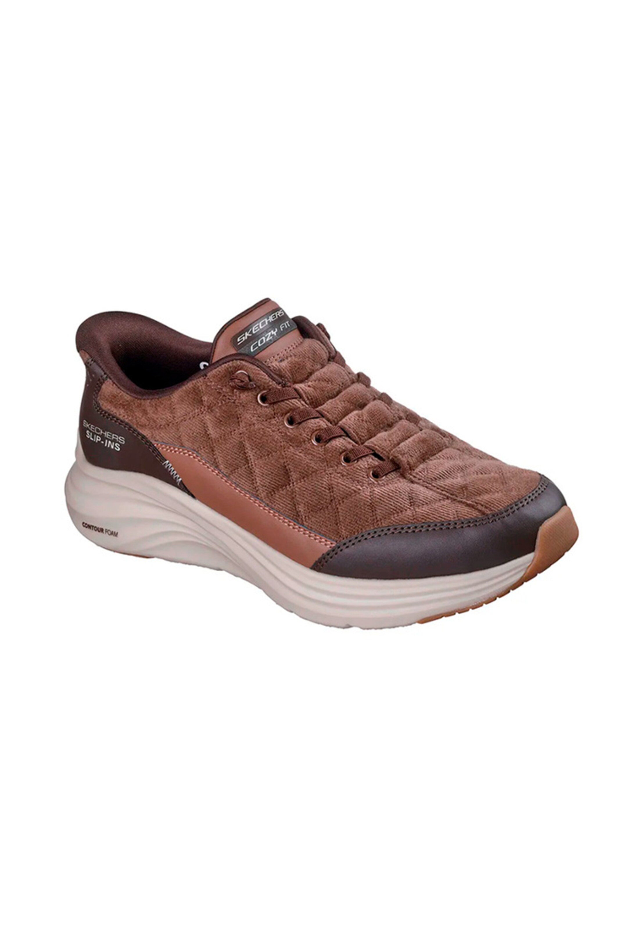 Sneaker bassa 'CONTOUR' di SKECHERS in marrone